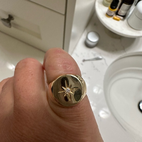 Anine Bing Signet Ring size 4.5 - Picture 3 of 5